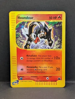 Houndour 66/144 Skyridge Reverse Holo Rare Pokemon TCG Nintendo NM - Image 1