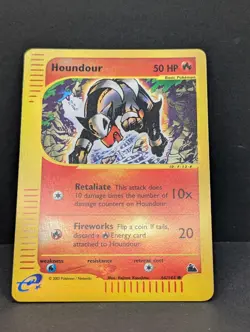 Houndour 66/144 Skyridge Reverse Holo Rare Pokemon TCG Nintendo NM - Image 3