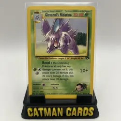 Pokemon TCG WoTC Giovanni's Nidorino - 45/132 - Gym Challenge Vintage Mint/NM - Image 1
