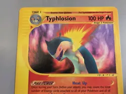 Pokemon Base Set Expedition #65/165 non-holo TYPHLOSION ^^never played^^ - Image 2