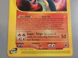 Pokemon Base Set Expedition #65/165 non-holo TYPHLOSION ^^never played^^ - Image 3