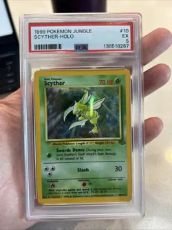 Vintage WOTC Pokemon PSA Lot - Vaporeon 6 Scyther 5 Pidgeot 5 & 4 Holo 1999 - Image 2