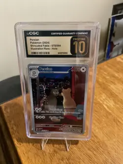 GOLD LABEL POKEMON Persian 078/064 IR Rare Shrouded Fable - CGC 10 PRISTINE - Image 3