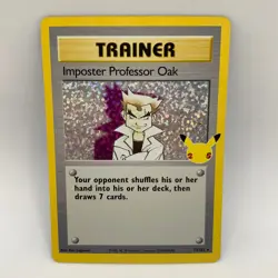 Pokemon - Imposter Professor Oak 73/102 - Celebrations Classic Collection - NM - Image 1