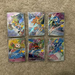 TCG Pokemon 30th - First Partner Illustration Collection Series 1 - Gen 4 and 7 - Image 1