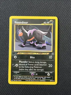 Pokemon 1st Edition Houndour 39/75 Neo Discovery 2000 WOTC - Image 1