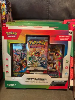 Pokemon TCG First Partner Illustration Collection Series 1 Box SEALED. - Image 1