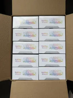 Pokemon TCG Prismatic Evolutions Elite Trainer Box ETB- 10x ETB - Image 1
