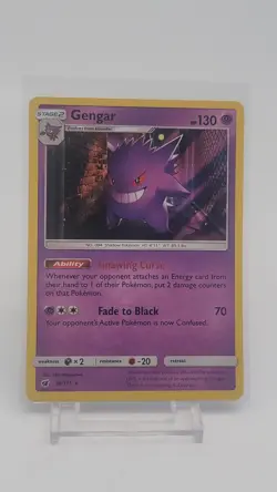 Pokemon Gengar 38/111 Sm-Crimson Invasion Holo Stage 2 130 HP English TCG - Image 1