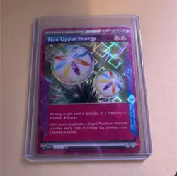 Pokemon Neo Upper Energy 162/162 SV05 Temporal Forces Ace SPEC Rare Holo Energy - Image 1