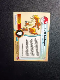 Carte Pokemon Galopa 78 Serie 2 TOPPS Francais - Image 2
