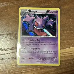 Pokemon TCG Gengar Breakthrough 60/162 Reverse Holo Rare Stage 2 130 NM - Image 1