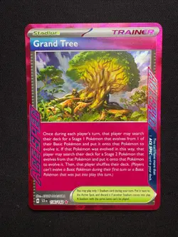 Grand Tree 136/142 Ace Rare LP-NM - Pokemon TCG Scarlet&Violet Stellar Crown SCR - Image 1