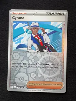 Cyrano 170/191 Reverse Holo Uncommon LP - Pokemon S&V Surging Sparks SSP Trainer - Image 1