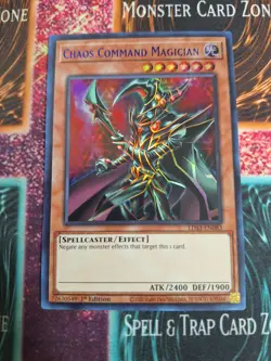 Yu-Gi-Oh! Chaos Command Magician LDS3-EN083 Blue Ultra Rare 1st Edition NM - Image 1