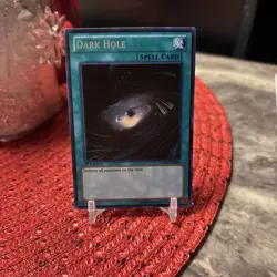 Yugioh Dark Hole LCJW-EN283 1st Edition Secret Rare NM - Image 1