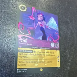 Disney Lorcana Yzma-Conniving Chemist Azurite Sea Legendary 56/204 Regular NM - Image 2