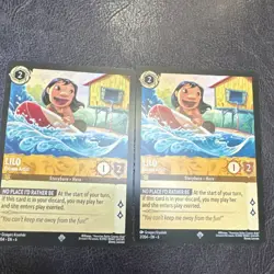 Disney Lorcana Lilo Escape Artist Azurite Sea x2 NM - Image 1