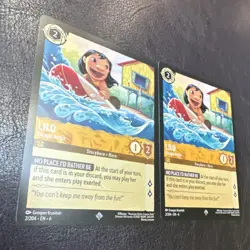 Disney Lorcana Lilo Escape Artist Azurite Sea x2 NM - Image 2