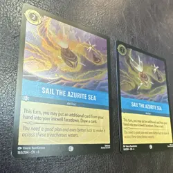 Disney Lorcana Sail the Azurite Sea x2 Cold Foil NM - Image 2