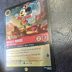 Disney Lorcana Mickey Mouse-Brave Little Prince Fabled Cold Foil 111/204 NM - Image 3