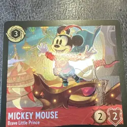 Disney Lorcana Mickey Mouse-Brave Little Prince Fabled Cold Foil 111/204 NM - Image 4