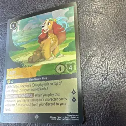 Disney Lorcana Lady-Miss Park Avenue Floodborn Hero Foil 28/204 NM - Image 3