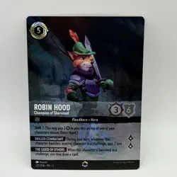 Disney Lorcana Robin Hood Champion of Sherwood (Enchanted) 221/204 - Image 1