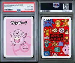 PSA 10 Chansey Babanuki Old Maid 2019 Japanese Pokemon Card - Image 3
