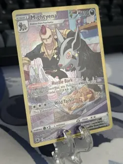 Mightyena TG09/TG30 Astral Radiance Ultra Rare Full Art Holo Pokemon Card - NM - Image 2