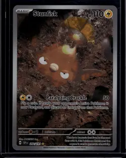 Pokemon TCG Card Stunfisk SSP Illustration Rare 202/191 NM - Image 1