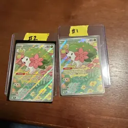 Shaymin Holo Illustration Rare Card 185/182 Sv10: Destined Rivals NM Condition - Image 1