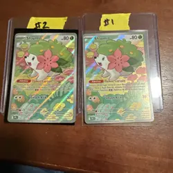 Shaymin Holo Illustration Rare Card 185/182 Sv10: Destined Rivals NM Condition - Image 2