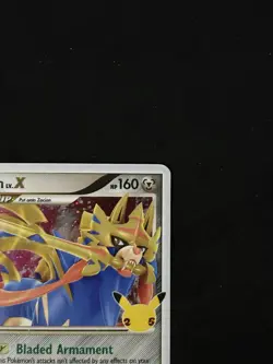 Pokemon Card Zacian Lv. X SWSH135 Holo Promo 25th Anniversary Sword & Shield TCG - Image 4