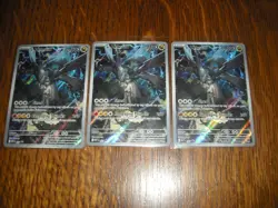 2025 POKEMON ASCENDED HEROES 3 ZEKROM PROMO CARDS NEVER USED - Image 1