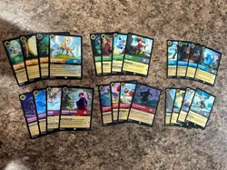 Disney Lorcana: Fabled - Lot 24 Cards - Common Uncommon - Image 1
