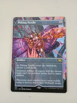 MTG Pithing Needle Borderless Double Masters Magic NM - Image 1