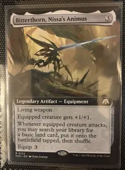 MTG Bitterthorn, Nissa's Animus Extended Art MOM 132 - Image 1