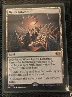 MTG MH3 Land Lot: Ugin's Labyrinth, Polluted Delta, Bloodstained Mire - Image 1