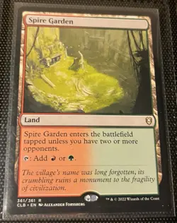 MTG CLB Land Lot: Spire Garden, Reflecting Pool - Image 1