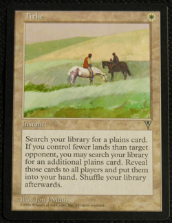 Tithe - MtG Magic the Gathering - Visions *LP* - Image 1