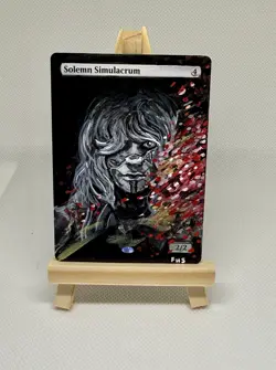 Magic: The Gathering Solemn Simulacrum - E33 Altered Art - Fat Horse Studios - Image 1