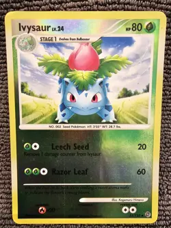 Pokemon Secret Wonders Ivysaur Holo Card 51/132 LP Condition 2007 - Image 1