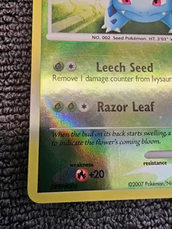 Pokemon Secret Wonders Ivysaur Holo Card 51/132 LP Condition 2007 - Image 4