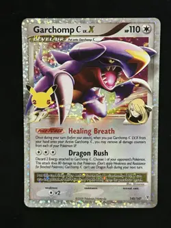 Pokemon Card Garchomp C LV.X 145/147 Holo Rare Stamped 25th Anniversary TCG NM-M - Image 1