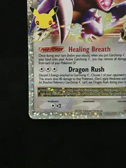 Pokemon Card Garchomp C LV.X 145/147 Holo Rare Stamped 25th Anniversary TCG NM-M - Image 2