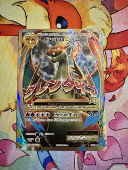 Mega M Charizard EX Evolutions 101/108 Holo Full Art Ultra Rare Pokemon TCG - Image 1
