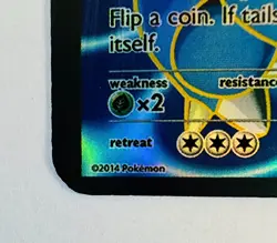 Blastoise EX 142/146 Full Art XY Base Set Pokemon Card - Image 5
