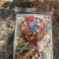 Riolu #10 Mega Evolution ETB Black Star Promo Pokemon TCG SEALED! - Image 3