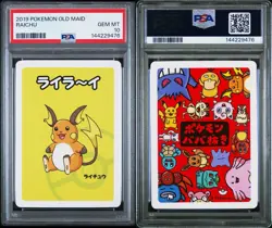 2019 POKEMON BABANUKI OLD MAID RAICHU PSA 10 - Image 3
